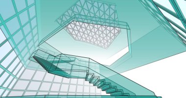 soyut mimari duvar kağıdı, dijital arkaplan