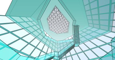 soyut mimari duvar kağıdı, dijital arkaplan