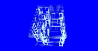 çizgili mimari duvar kağıdı, dijital arkaplan