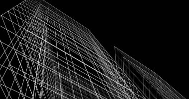 soyut mimari duvar kağıdı, dijital arkaplan