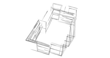 soyut mimari duvar kağıdı, dijital arkaplan