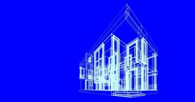 çizgili mimari duvar kağıdı, dijital arkaplan