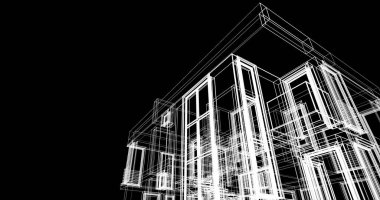 çizgili mimari duvar kağıdı, dijital arkaplan