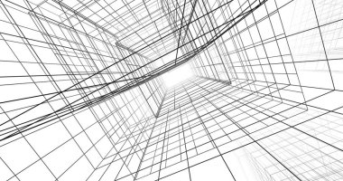 soyut mimari duvar kağıdı, dijital arkaplan