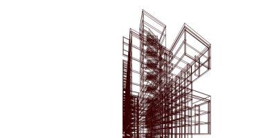 soyut mimari duvar kağıdı, dijital arkaplan