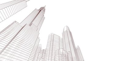 soyut mimari duvar kağıdı, dijital arkaplan