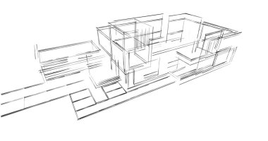 soyut mimari duvar kağıdı, dijital arkaplan