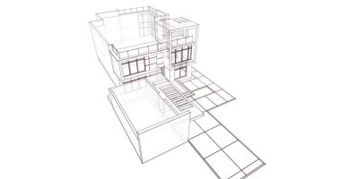 çizgili mimari duvar kağıdı, dijital arkaplan
