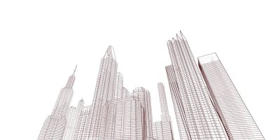 soyut mimari duvar kağıdı, dijital arkaplan