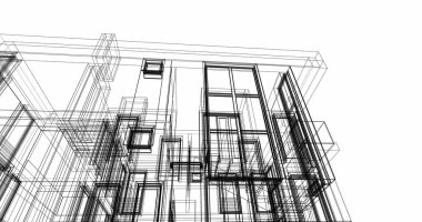 çizgili mimari duvar kağıdı, dijital arkaplan