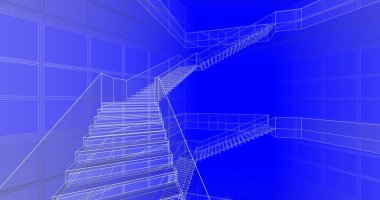 soyut mimari duvar kağıdı, dijital arkaplan