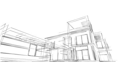 soyut mimari duvar kağıdı, dijital arkaplan