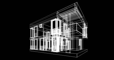 çizgili mimari duvar kağıdı, dijital arkaplan