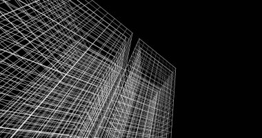 soyut mimari duvar kağıdı, dijital arkaplan