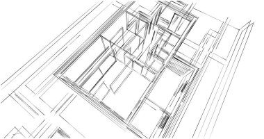 soyut mimari duvar kağıdı, dijital arkaplan