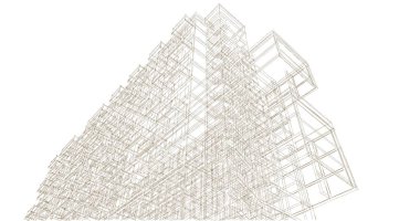 soyut mimari duvar kağıdı, dijital arkaplan