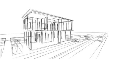 soyut mimari duvar kağıdı, dijital arkaplan