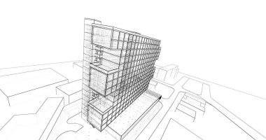 soyut mimari duvar kağıdı, dijital arkaplan