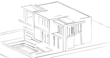 soyut mimari duvar kağıdı, dijital arkaplan