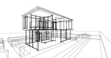 soyut mimari duvar kağıdı, dijital arkaplan