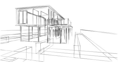 soyut mimari duvar kağıdı, dijital arkaplan