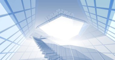 soyut mimari duvar kağıdı, dijital arkaplan