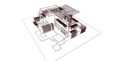 çizgili mimari duvar kağıdı, dijital arkaplan