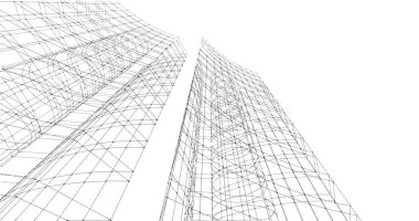 soyut mimari duvar kağıdı, dijital arkaplan