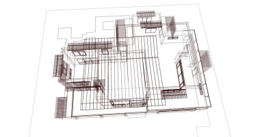 çizgili mimari duvar kağıdı, dijital arkaplan