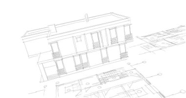 çizgili mimari duvar kağıdı, dijital arkaplan