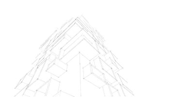 soyut mimari duvar kağıdı, dijital arkaplan