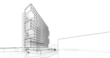 soyut mimari duvar kağıdı, dijital arkaplan