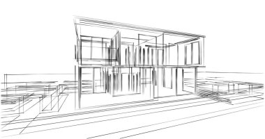 soyut mimari duvar kağıdı, dijital arkaplan