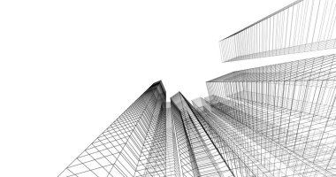 soyut mimari duvar kağıdı, dijital arkaplan