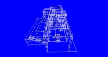 çizgili mimari duvar kağıdı, dijital arkaplan