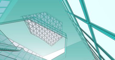 soyut mimari duvar kağıdı, dijital arkaplan