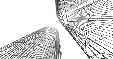 soyut mimari duvar kağıdı, dijital arkaplan