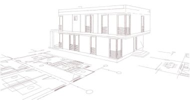 çizgili mimari duvar kağıdı, dijital arkaplan