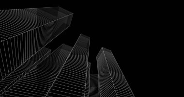 soyut mimari duvar kağıdı, dijital arkaplan