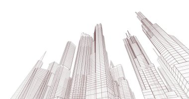 soyut mimari duvar kağıdı, dijital arkaplan