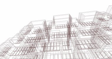 soyut mimari duvar kağıdı, dijital arkaplan