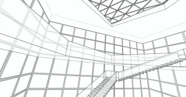 soyut mimari duvar kağıdı, dijital arkaplan