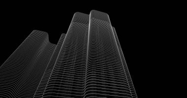 soyut mimari duvar kağıdı, dijital arkaplan