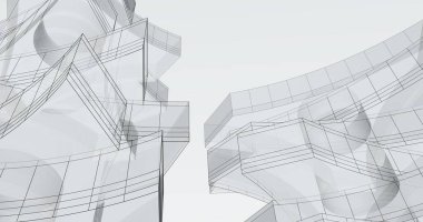 soyut mimari duvar kağıdı konsepti, dijital arkaplan