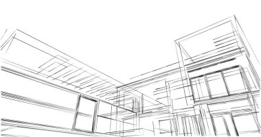 soyut mimari duvar kağıdı, dijital arkaplan