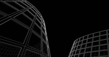 soyut mimari duvar kağıdı, dijital arkaplan