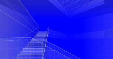 soyut mimari duvar kağıdı, dijital arkaplan