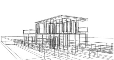 soyut mimari duvar kağıdı, dijital arkaplan