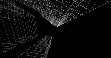 soyut mimari duvar kağıdı, dijital arkaplan