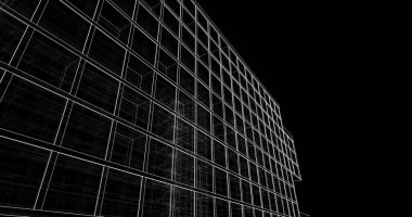 soyut mimari duvar kağıdı, dijital arkaplan